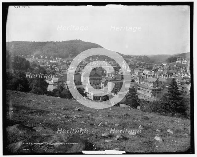 Saranac Lake, Adirondack Mountains, c1902. Creator: William H. Jackson.