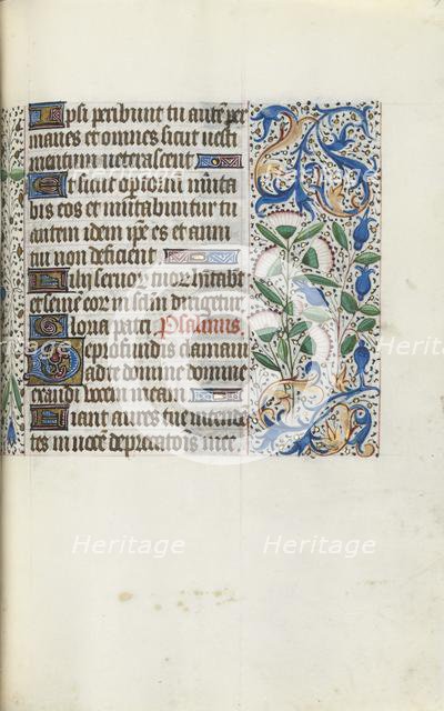 Book of Hours (Use of Rouen): fol. 90r, c. 1470. Creator: Master of the Geneva Latini (French, active Rouen, 1460-80).