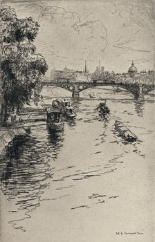 'The Pont du Carrousel', 1915. Artist: Frank Milton Armington.