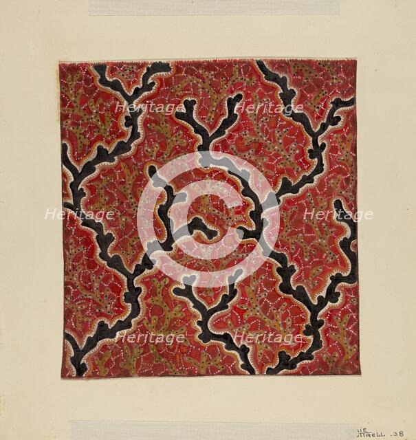 Printed Calico, 1938. Creator: Marie Lutrell.