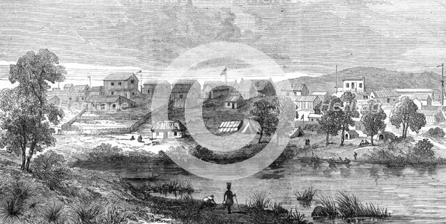 Klipdrift, at the Diamond Diggings, South Africa, 1872. Creator: Unknown.