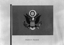 Flags. President's Standard, 1911. Creator: Harris & Ewing.
