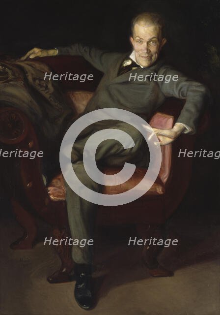 Artist Fahle Basilier, 1908. Creator: Antti Faven.