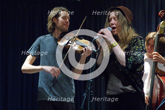 Louisa Jones (T.Gould), Watermill Jazz Club, Dorking, Surrey, Aug 2015. Artist: Brian O'Connor.