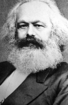 Karl Marx, German political, social and economic theorist, 19th century. Artist: Unknown