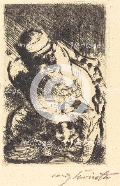 Die Katze des Propheten (The Cat of the Prophet), 1919. Creator: Lovis Corinth.