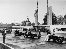 Parade at the Italian Grand Prix, Monza, 1933. Artist: Unknown