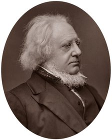 Sir Henry Cole, KCB, British designer, civil servant and writer, 1877.Artist: Lock & Whitfield