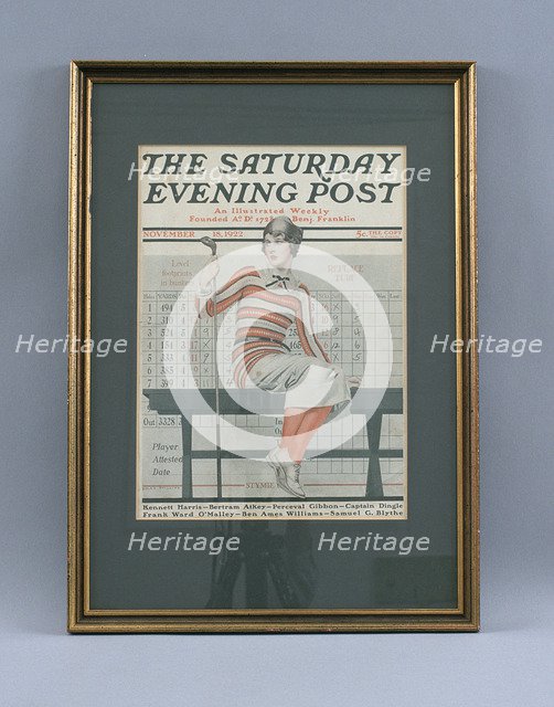 Cover of The Saturday Evening Post, American, November 1922. Artist: Unknown