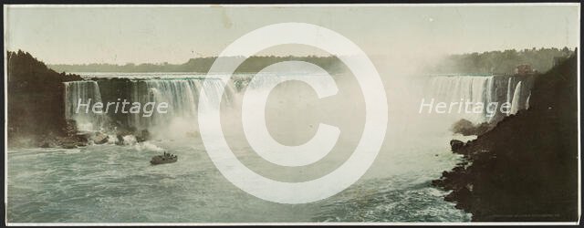 Niagara, the Horseshoe Fall, c1899. Creator: William H. Jackson.