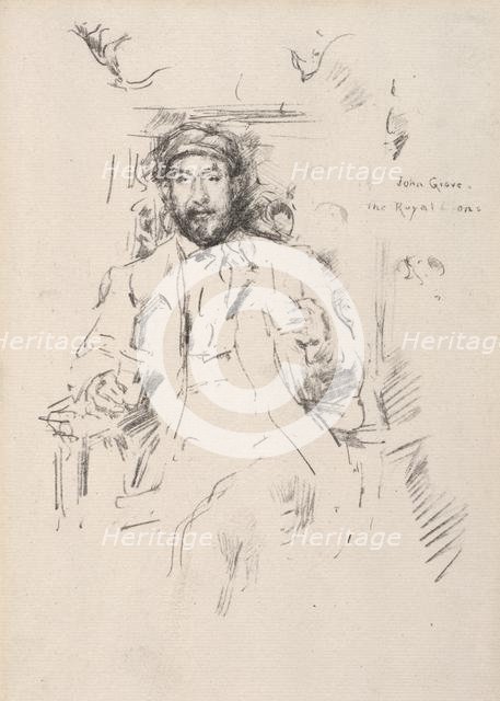 John Grove, 1895. Creator: James McNeill Whistler (American, 1834-1903).