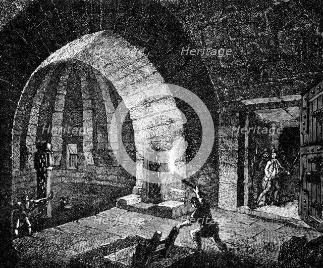 The Fall of the Bastille: searching the Dungeons, 1890. Creator: Unknown.