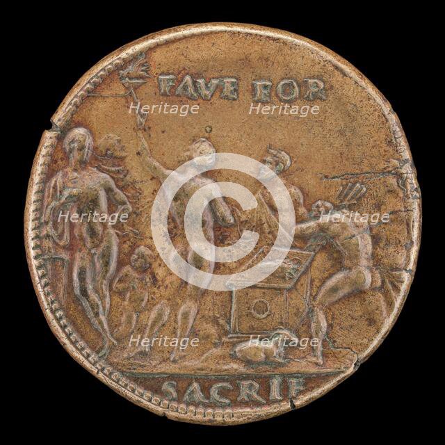 Sacrificial Scene [reverse], 1508. Creator: Vittore Gambello.