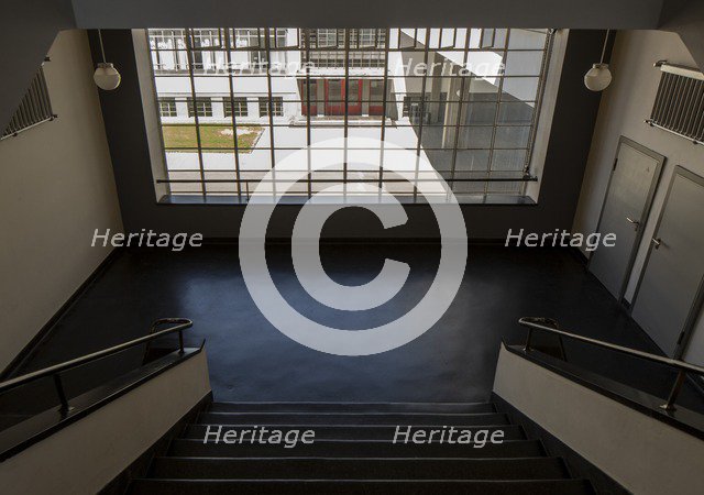 The Bauhaus building, Dessau, Germany, 2018.  Artist: Alan John Ainsworth.