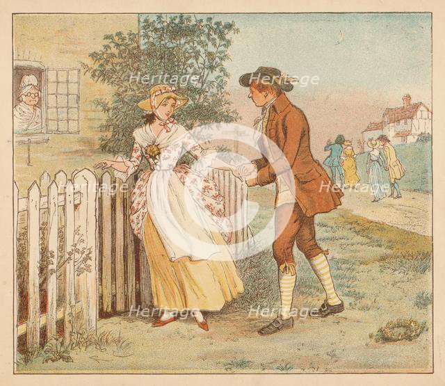 '...Some loitered on the way', c1885, (1934).  Creator: Randolph Caldecott.