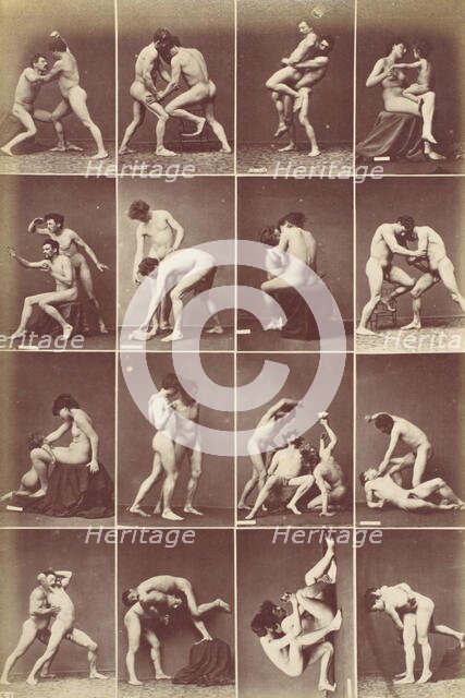 Album d'études-Poses, ca. 1880. Creator: Louis Igout.