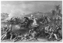 'Attack on the Sealkote mutineers by General Nicholson's Irregular cavalry', 1857, (c1860). Artist: Unknown