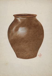 Stone Fruit Jar, 1939. Creator: Margaret Stottlemeyer.