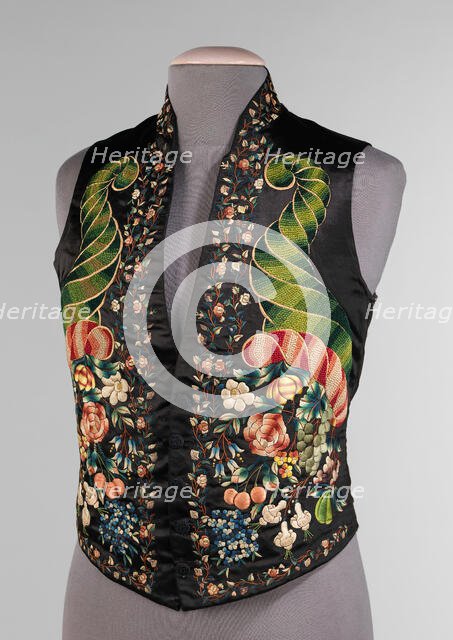 Vest, probably British, 1845-59. Creator: Unknown.