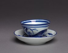 Cup and Saucer (Tasse et soucoupe), 1775-95. Creator: Chantilly Porcelain Factory (French).