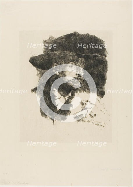 The Smoker, 1873/74. Creator: Wilhelm Maria Hubertus Leibl.