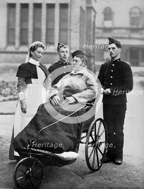 The convalescent, Herbert Hospital, Woolwich, London, 1896. Artist: Gregory & Co