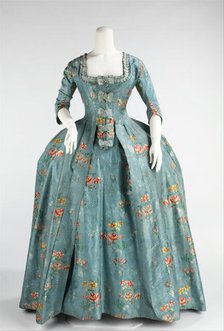 Robe à la Française, French, 1760-70. Creator: Unknown.