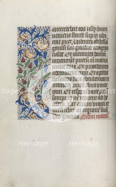 Book of Hours (Use of Rouen): fol. 17v, c. 1470. Creator: Master of the Geneva Latini (French, active Rouen, 1460-80).