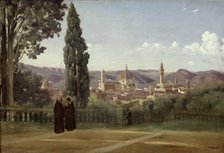 View of Florence from the Boboli Gardens, ca 1835-1840.