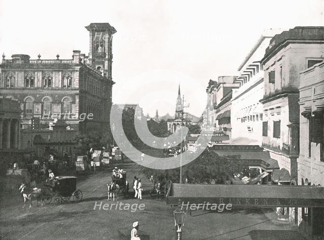 Court House Street, Calcutta, India, 1895.  Creator: Unknown.