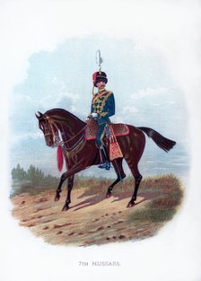 '7th Hussars', 1889. Artist: Unknown