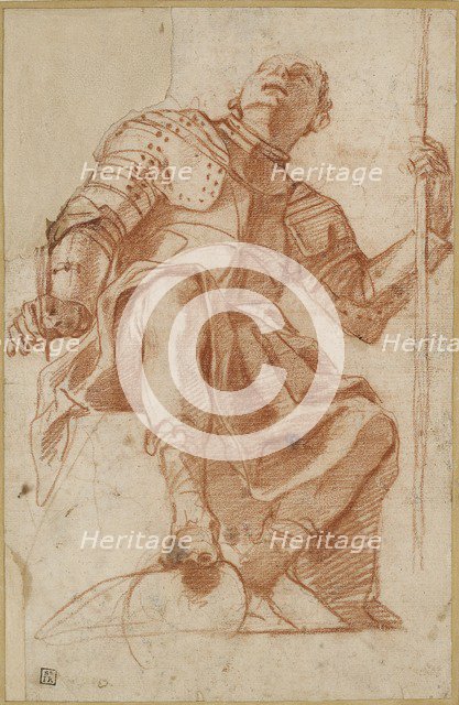 Study for a Knight of Malta, mid 17th century. Artist: Mattia Preti.
