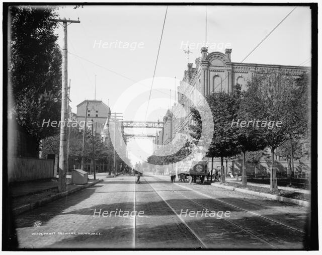Pabst Brewery, Milwaukee, between 1890 and 1901. Creator: Unknown.