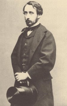 Portrait of the painter Edgar Degas (1834-1917), c1865. Creator: Anonymous.