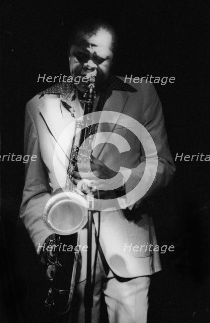 Stanley Turrentine, Ronnie Scott's Jazz Club, Soho, London, Jan 1981. Creator: Brian O'Connor.