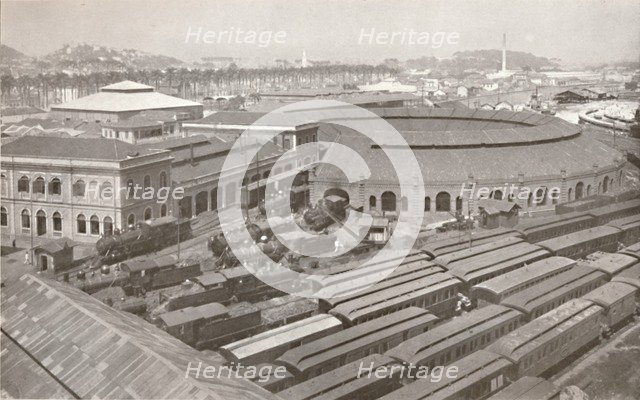 'The Rio de Janeiro Terminus of the Central Railway of Brazil', 1914. Artist: Unknown.