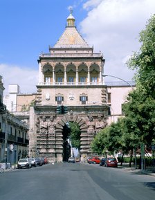 Porta Nuova, Palermo, Sicily, Italy.