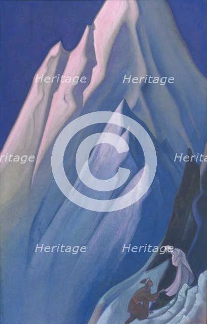 She Who Leads, 1944. Artist: Roerich, Nicholas (1874-1947)