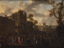 Market Scene, 1704-1740. Creator: Franz de Paula Ferg.