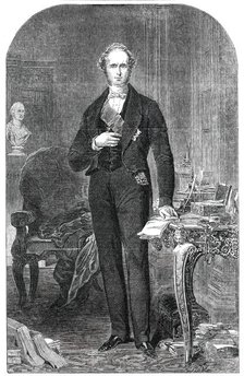 The Right Hon. Lord Viscount Palmerston, G.C.B. - from the picture by John Partridge, 1850. Creator: Unknown.