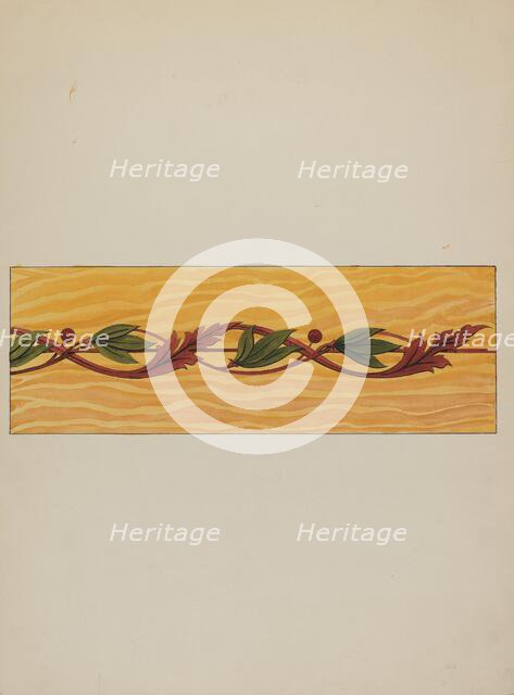 Decorative Panels, c. 1936. Creator: Wellington Blewett.