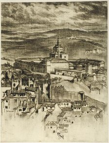 The Hospice of Saint John, Toledo, c. 1903. Creator: Joseph J Pennell.
