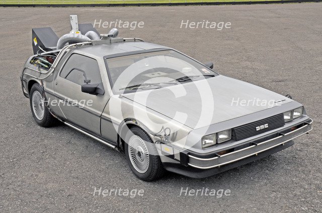 1981 DeLorean Back to the Future film car replica Artist: Unknown.