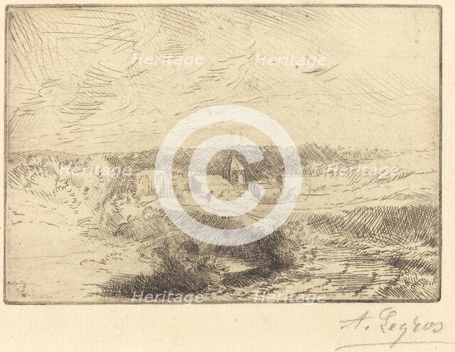 Village of Wimille, near Boulogne (Village de Wimille, pres Boulogne). Creator: Alphonse Legros.