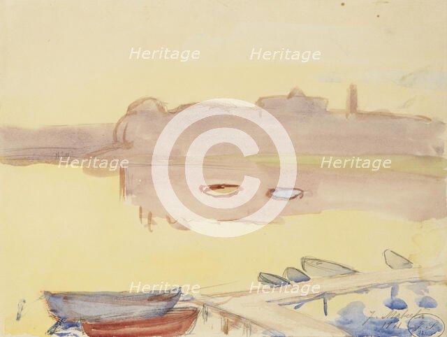 Yellow Haven, 1911. Creator: Juho Makela.