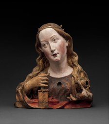 Reliquary Bust of Saint Catherine of Alexandria, German, ca. 1465. Creator: Unknown.