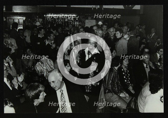 Saxophonists Red Holloway and Sonny Stitt at The Bell, Codicote, Hertfordshire, 24 November 1980. Artist: Denis Williams