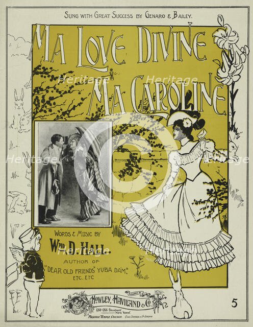 'Ma love divine, ma Caroline', 1899. Creator: Unknown.