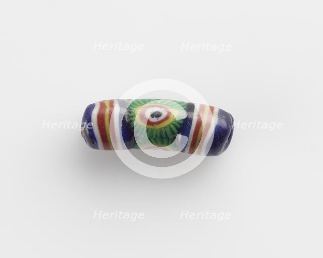 Bead, tubular, 1st century. Creator: Unknown.