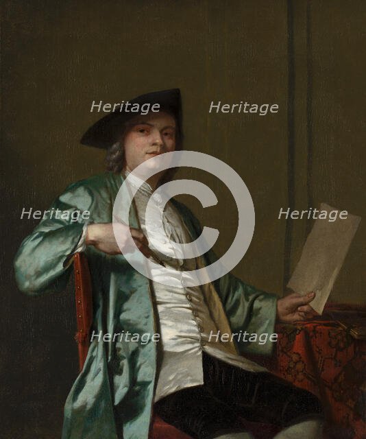 Portrait of Cornelis Ploos van Amstel (1726-1798), c1750s. Creator: George van der Myn.